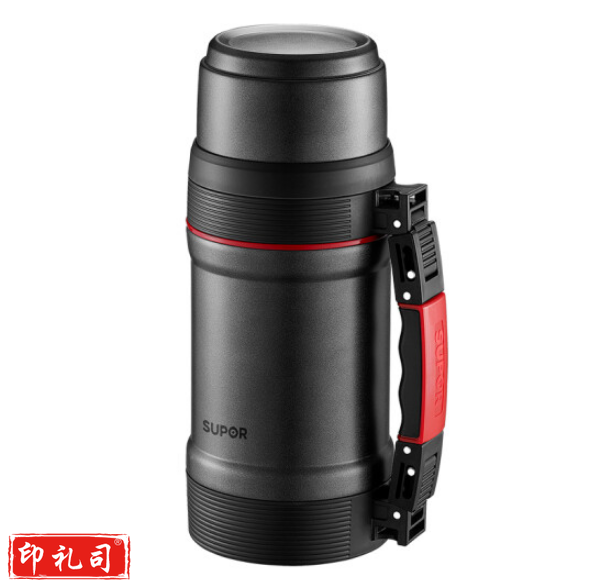 苏泊尔KC15AG2 竹韵系列旅行保温壶 1.5L儒雅黑 
