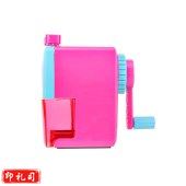 得力(deli)学生撞色款手摇削笔机/铅笔削笔器/转笔刀/卷笔刀 红色0616