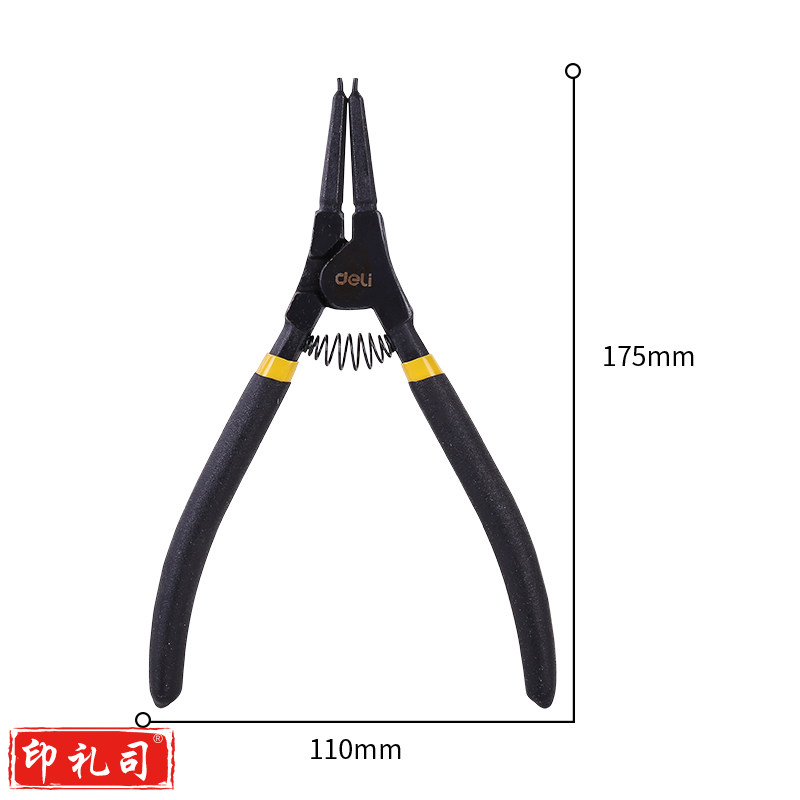 得力 60把/箱 DL20022_外直卡簧钳7