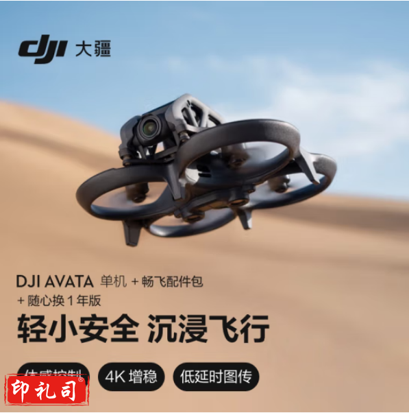 大疆Avata 智选套装 轻小型沉浸式 眼镜体感拍摄机+128G内存卡+配件包+随心换2年版实体卡