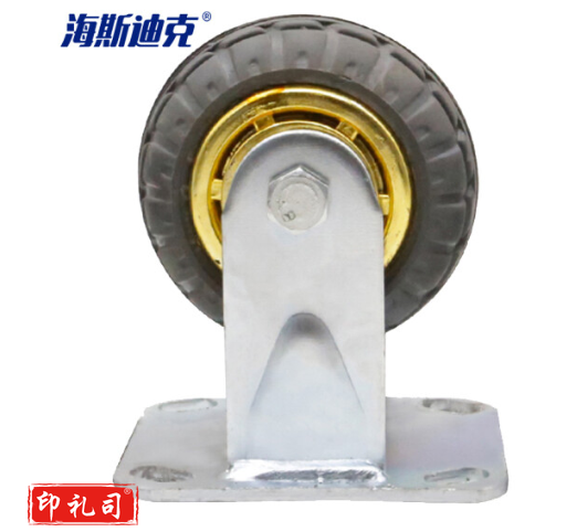 高弹力低噪脚轮定向轮  gnjz-99  4寸定向脚轮 