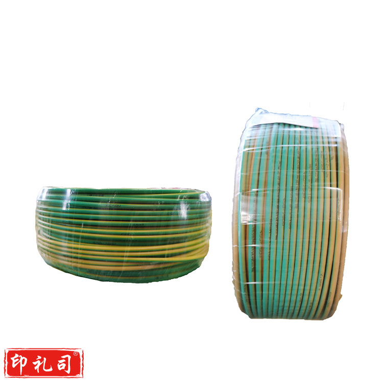 津达 WDZB-BYJ-双色4平方 100/盘 电缆 低烟无卤塑铜线