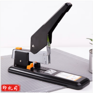 得力(deli) 重型订书机 省100页黑色重型订书机 0290