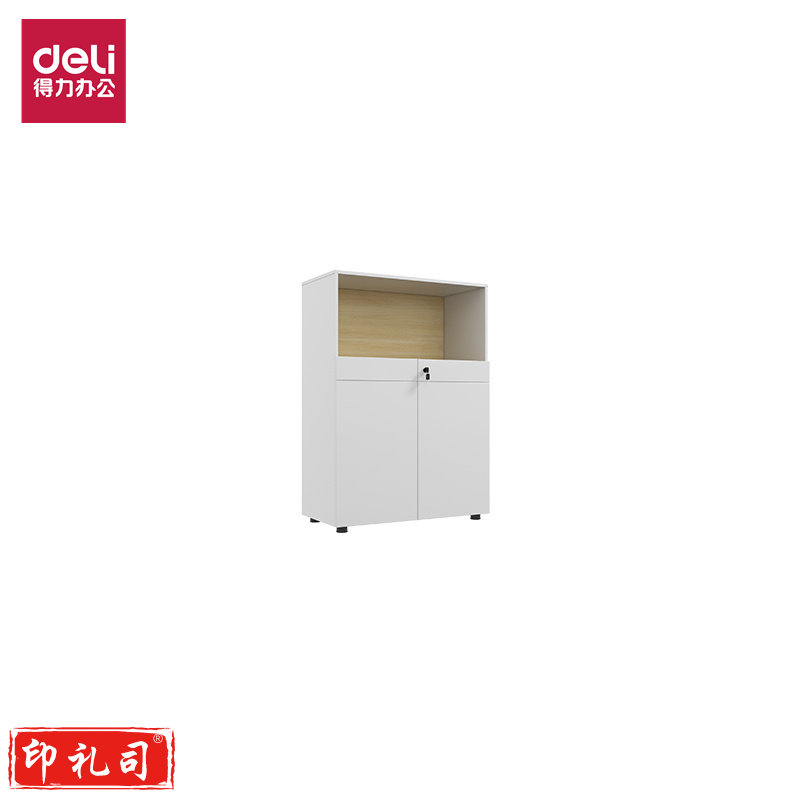 得力普乐士WCFM8040.03收纳柜800*400*1125(雪山白)(个)