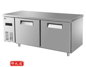 海尔(Haier)厨房工作台440升1.8米 冷藏冷冻转换酒店饭店餐厅食堂餐饮操作台 不锈钢保鲜冰柜SPB-440C/D2