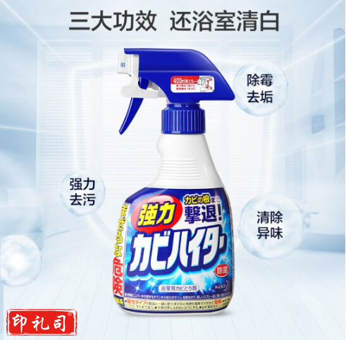 花王(KAO) 花王除霉泡沫清洁喷剂浴室卫生间瓷砖清洁剂400ml 单位：瓶