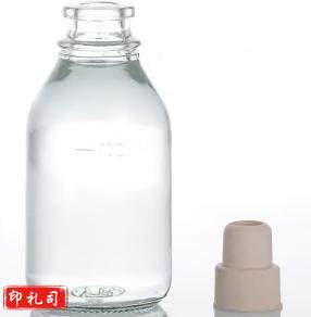 带胶塞玻璃瓶(输液瓶） 容量:100ml      直径:5.3cm       高度:11cm     内口径:1.65cm       外口径:2.8cm