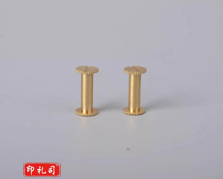 铜账钉 账本账册明细账活页账通用螺丝钉 财务用品 100页10mm 20对