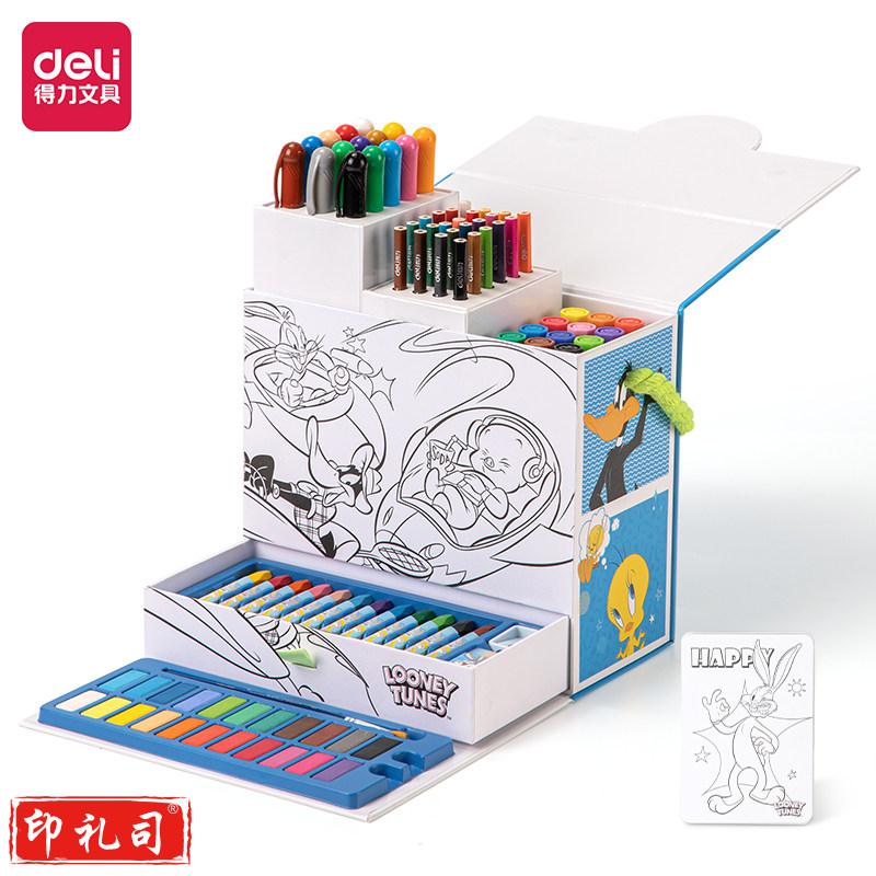 得力HM952_98件兔巴哥绘画套装(混)(盒)