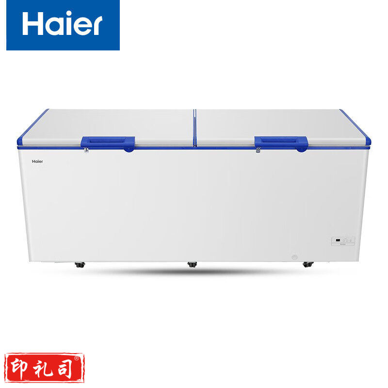 海尔516升冰柜家用商用海鲜柜节能省电急速冷冻柜冷冻冷藏转换低温电冰柜