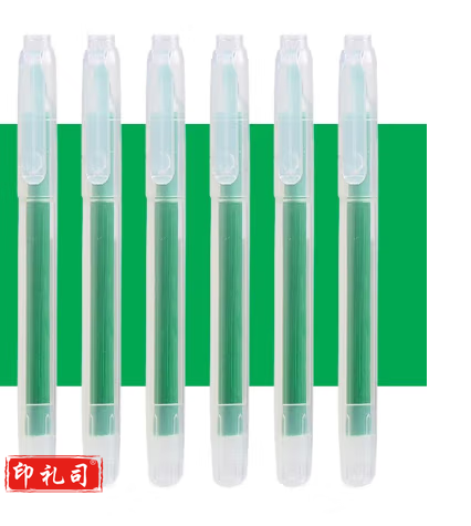 晨光 荧光笔本味荧光笔记号笔荧光笔粗划重点彩色银光的笔拔帽荧光笔标记笔糖果色笔绿色大容量 荧光笔单支装 AHM24306（绿）荧光笔