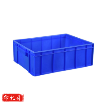 加厚塑料筐收纳箱 转运物流周转箱410*310*145 4号蓝色
