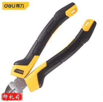 得力(deli) DL2206 斜嘴钳夹持钳手柄PVC包胶断线钳6英寸