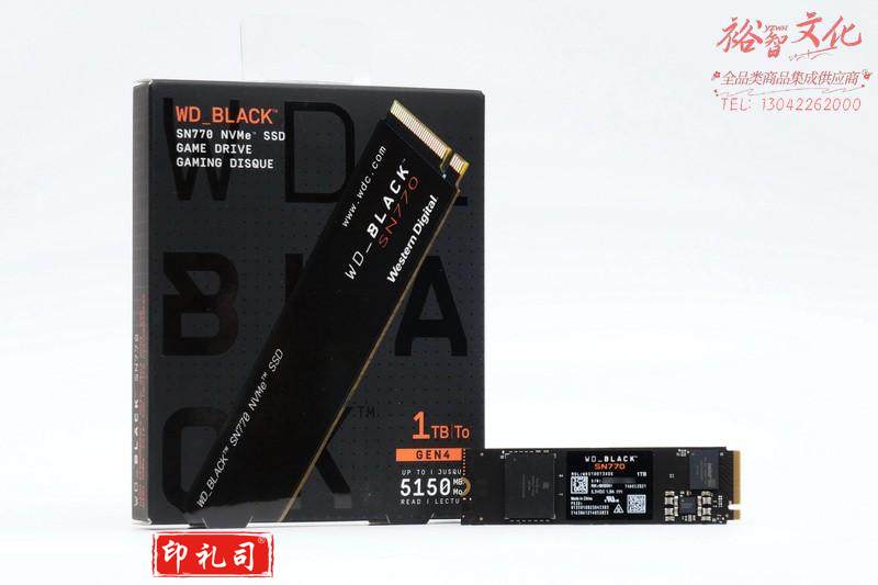 西部数据（WD）1TB SSD固态硬盘 M.2接口(PCIe 4.0 x4)WD_BLACK SN770 NVMe SSD游戏高性能版 WDS100T3X0E