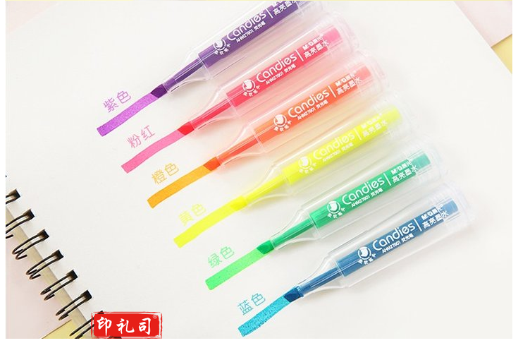 晨光荧光笔 高亮墨水荧光笔 大容量荧光笔 学生办公通用重点标记荧光笔 黄色荧光笔 单支装AHM27901（黄）