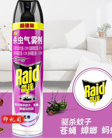 雷达(RAID) 600ml 无香喷雾杀虫剂 24瓶/箱