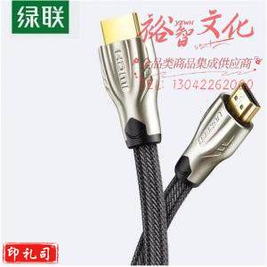 绿联11195 HDMI高清线2.0版 HD102 3D信号音视频线 4K数字高清线 圆线 10米 103310