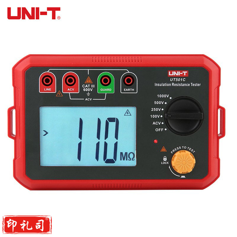 优利德（UNI-T）UT501C 数字绝缘电阻测试仪表 兆欧表 电工摇表 UT501C