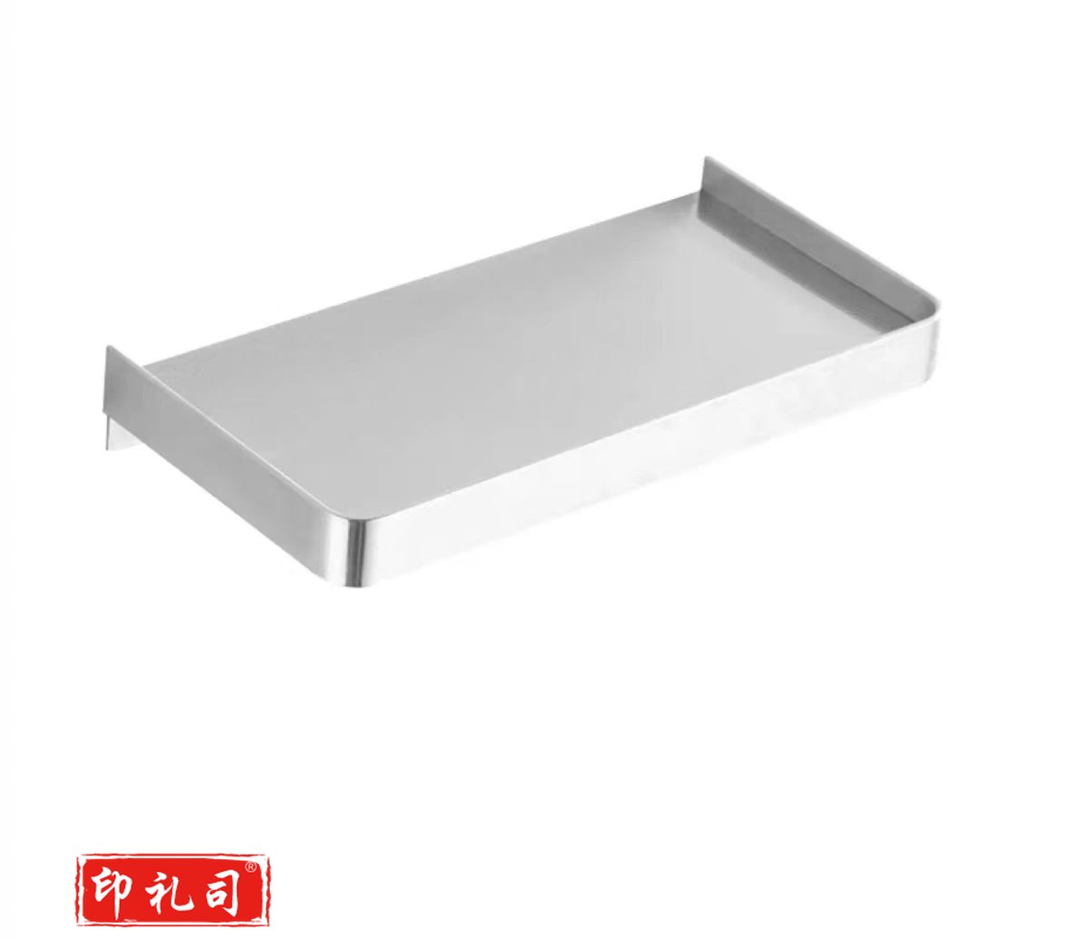 不锈钢卫生间手机置物架 卫生间厕所壁挂式手机置物架 18.5*9cm 亮银色