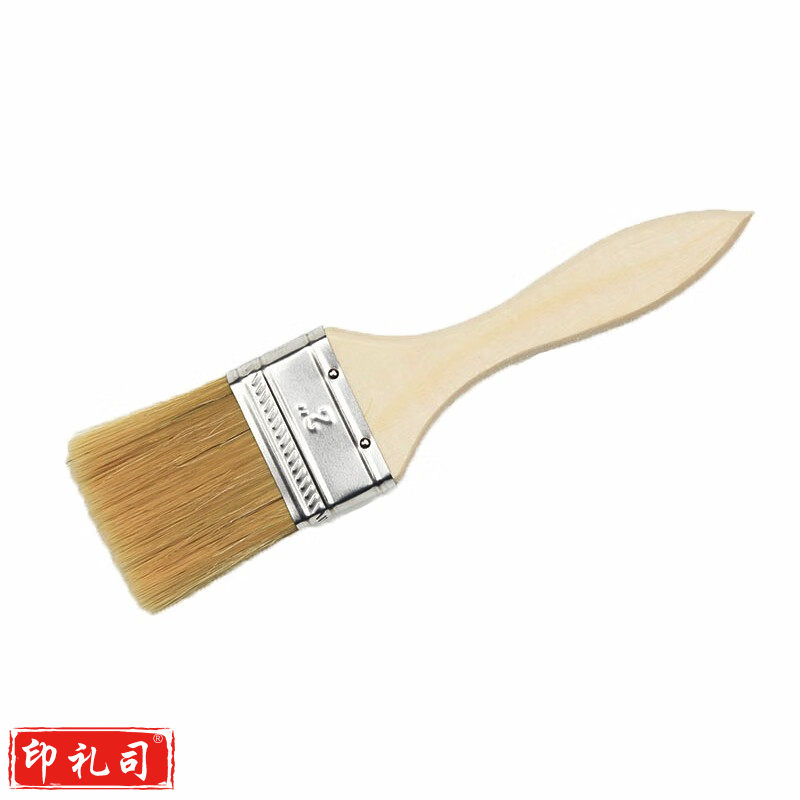 卫洋 WYS004 油漆刷2寸高档木柄刷子加厚桌面刷 毛扫木柄烧烤刷 船用刷子 加厚鬃丝油漆刷