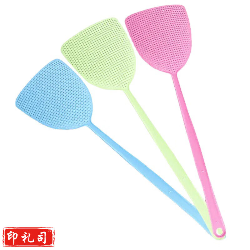  苍蝇拍塑料拍不烂加厚加长柄手动大号打蚊子灭蚊拍神器硅胶 苍蝇拍