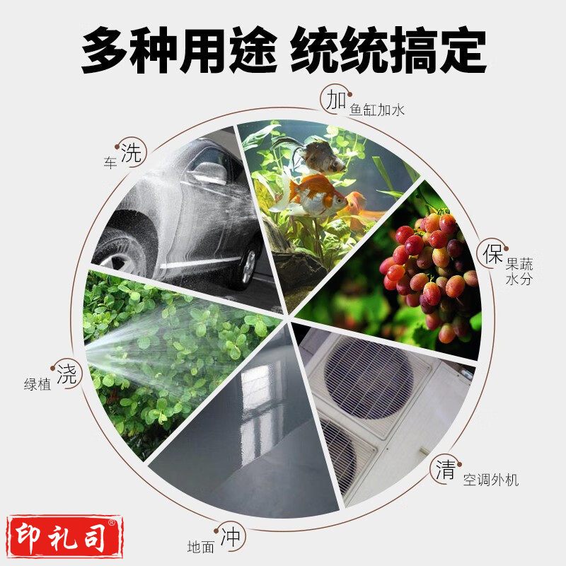 水管软管自来水管pvc塑料管子花园洗车防冻高压防爆4分6软管 6分(50米)配接头