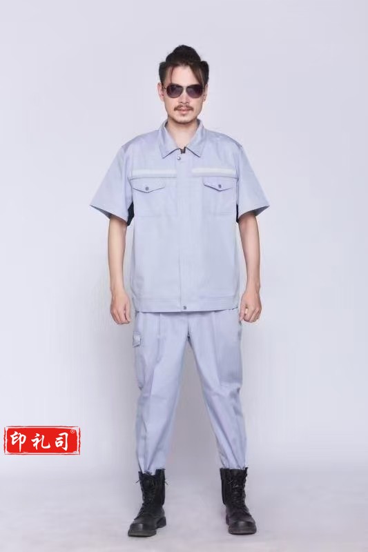 工作服套装男女夏季长短袖矿区劳保服上衣裤子 电工服 汽修工程服 劳保服工装