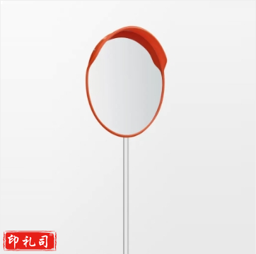 镜道路交通标志牌 80cm镜子+2米法兰杆