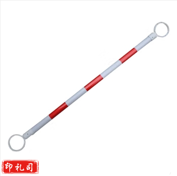 连接杆伸缩杆PVC反光警示杆2米加长红白塑料连接杆2米