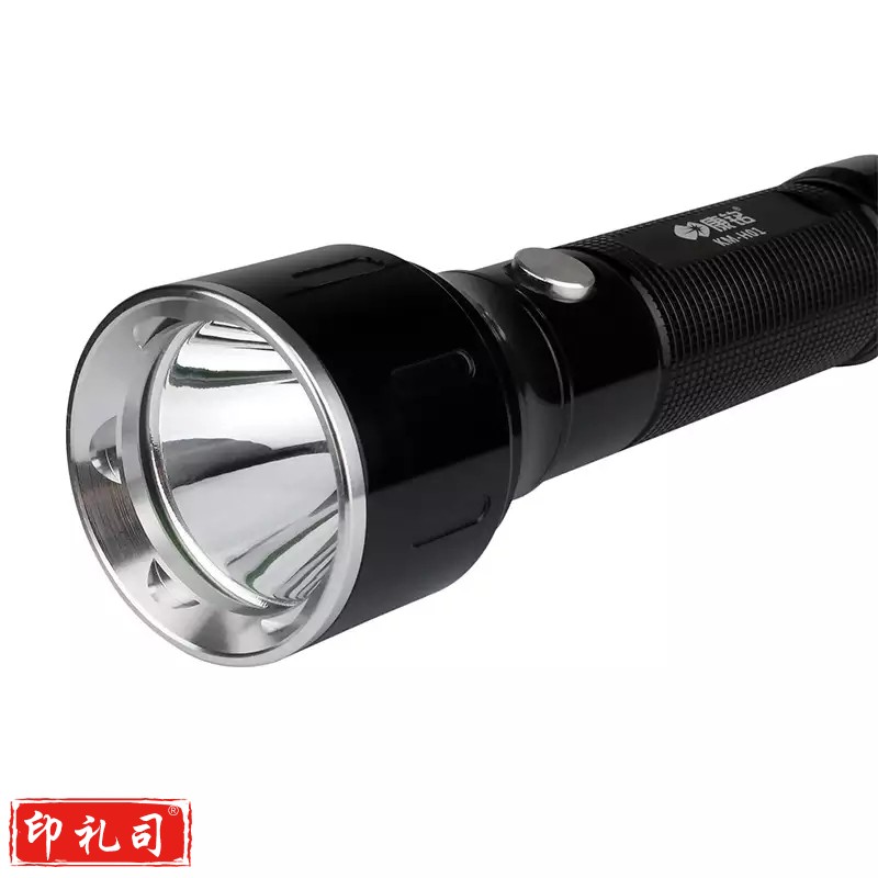 强光手电筒远射手电户外照明露营灯家用应急灯 骑行铝合金探照灯 KM-H01