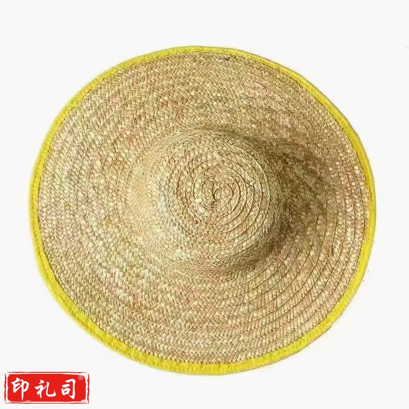 大草帽斗笠农民沙滩户外遮阳夏防晒工地女大檐大沿农用草帽子太阳