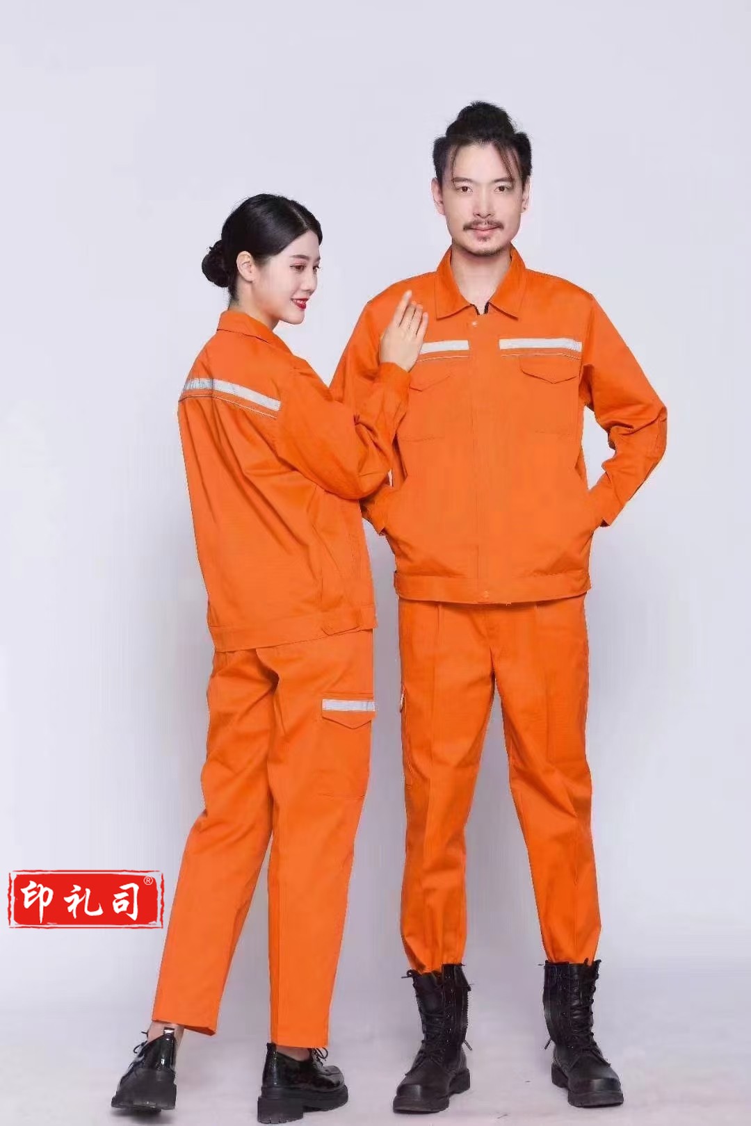 夏季纯棉 工作服男装长袖薄款透气劳保工程服维修工汽修服车间工厂服