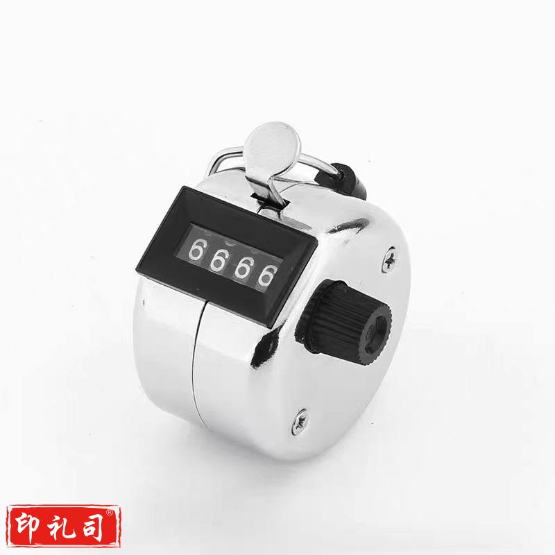  四位金属计数器 人流量手按点数器记数器 机械计数器