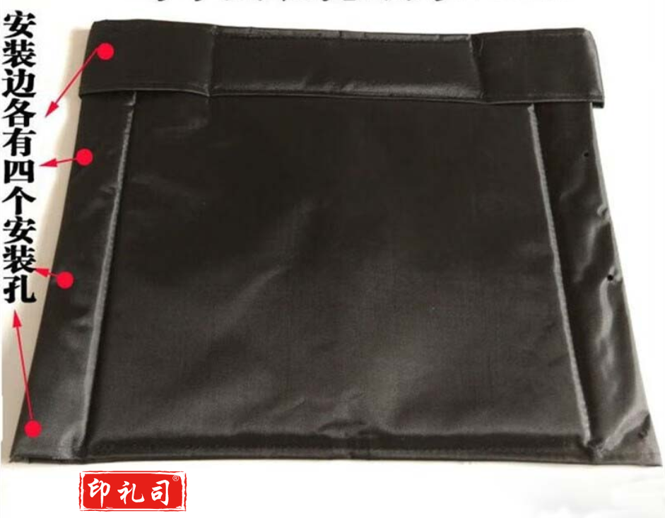  轮椅后靠背椅垫后背垫帆布轮椅靠背垫结实透气牛津布靠垫 深蓝色