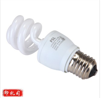 佛山(FSL)8W 三基色日光灯节能灯泡半螺旋灯E27大螺口荧光灯 6500K 白光
