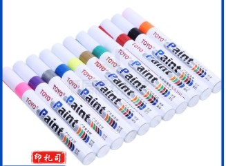 东洋油漆笔(单位：支) 请标注颜色