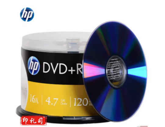 惠普(HP) DVD+R 光盘/刻录盘 空白光盘 16速4.7GB 桶装50片