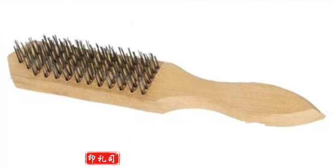 钢丝刷铁刷子 硬毛刷 除漆除锈刷子抛光钢丝板刷 单个 6*15
