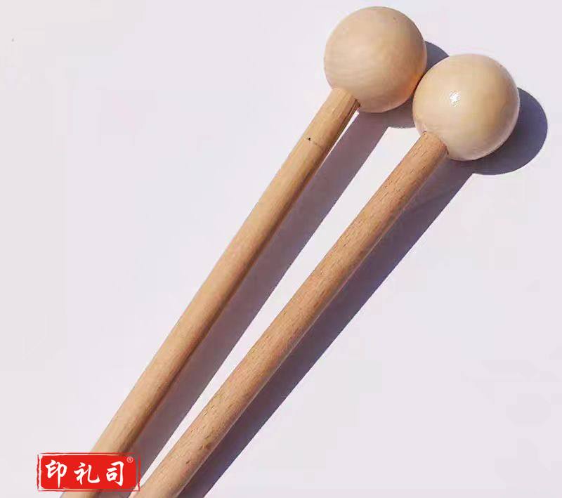  木琴锤 双响筒敲棒 木鱼敲锤  打击乐器配件 长款约42cm 2根一对