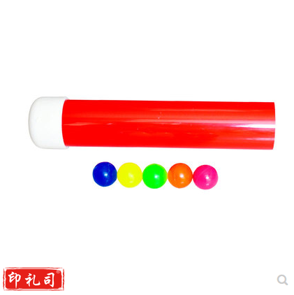  巧接彩珠拓展道具趣味运动会道具户外拓展道具学生道具  1筒+弹力球10个