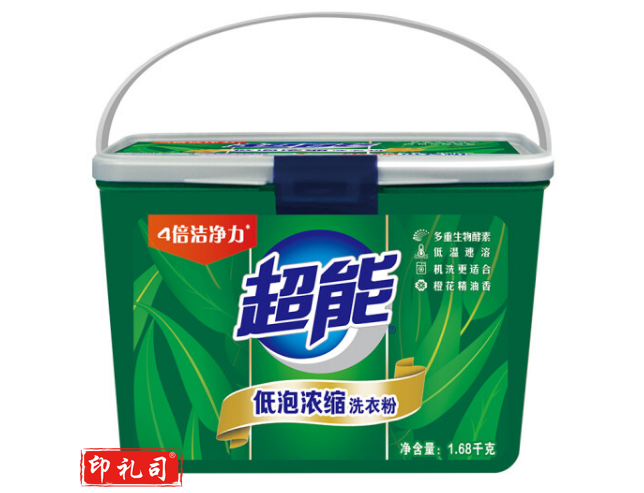 超能 低泡4倍浓缩洗衣粉 橙花精油香1.68kg盒装