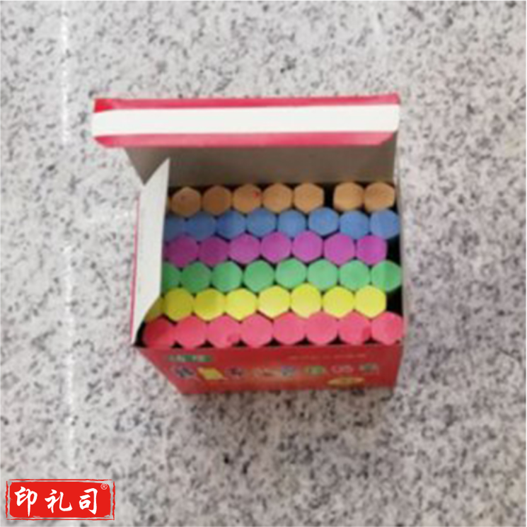 六角粉笔彩色粉笔 10盒起售