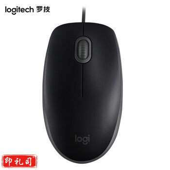 罗技(Logitech) M110有线鼠标 轻音鼠标 办公鼠标 台式机笔记本鼠标 M110