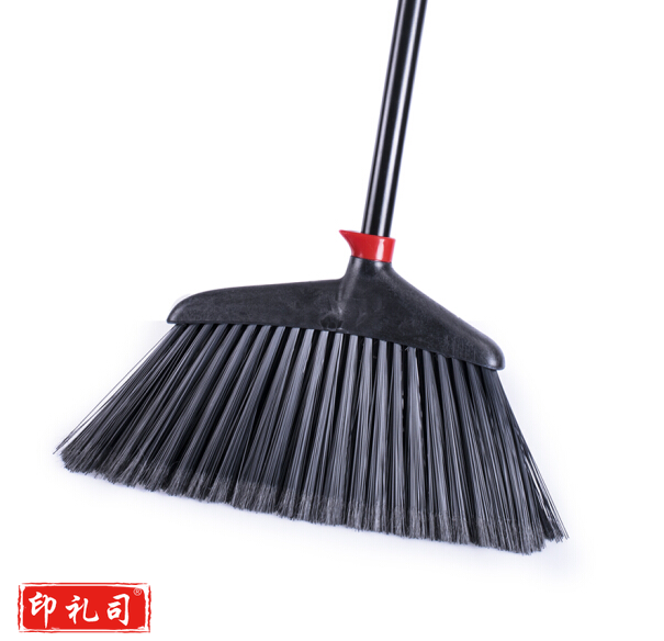 超宝C-137  长柄户外大扫把铁杆长杆家用庭院物业保洁大号笤帚长毛扫帚 软毛长柄大扫把 红扣/黄扣随机