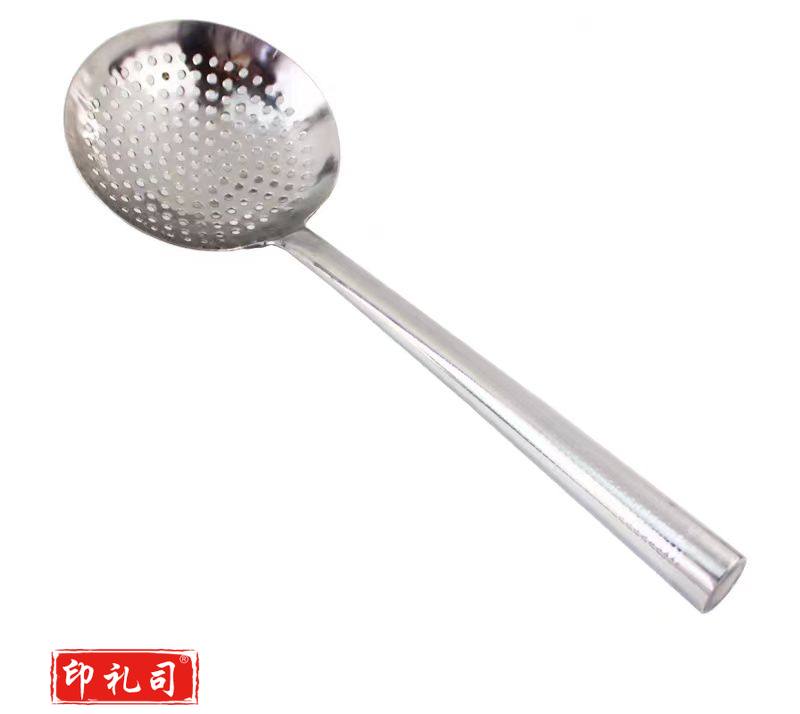  不锈钢长把漏勺 长柄网眼漏勺