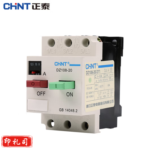 正泰(CHNT)DZ108-20/211 5-8A 电动机保护断路器 电机保护器三相380V马达开关空开过载保护
