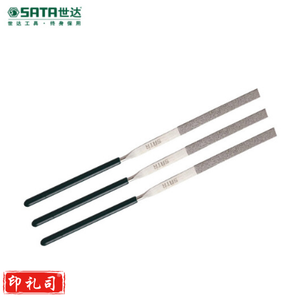 世达(SATA) 03811 金刚石平头扁锉3x140MM