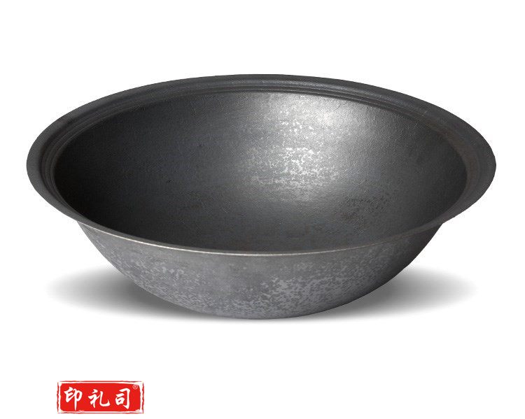  大铁锅传统农村大铁锅生铁锅老式灶台柴火锅食堂铸铁炒菜锅 外径76cm