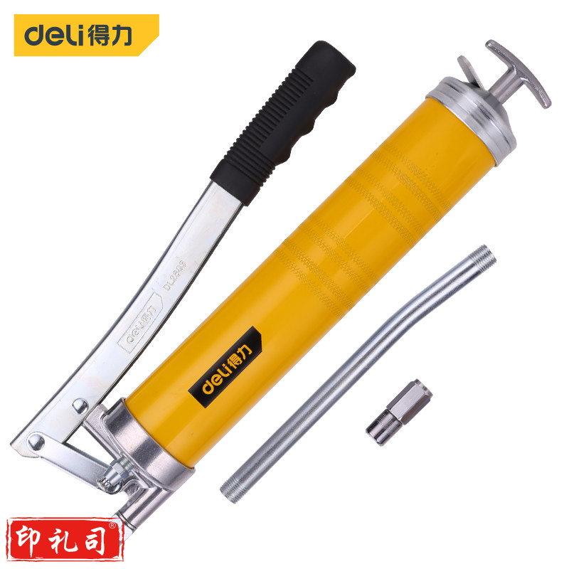 得力DL2603 400cc黄油枪 手动注油枪 注油器