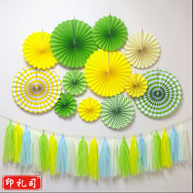  儿童 生日PARTY派对布置字母气球-扇花生日套餐